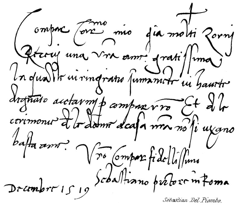 Sebastian Del Piombo af English School