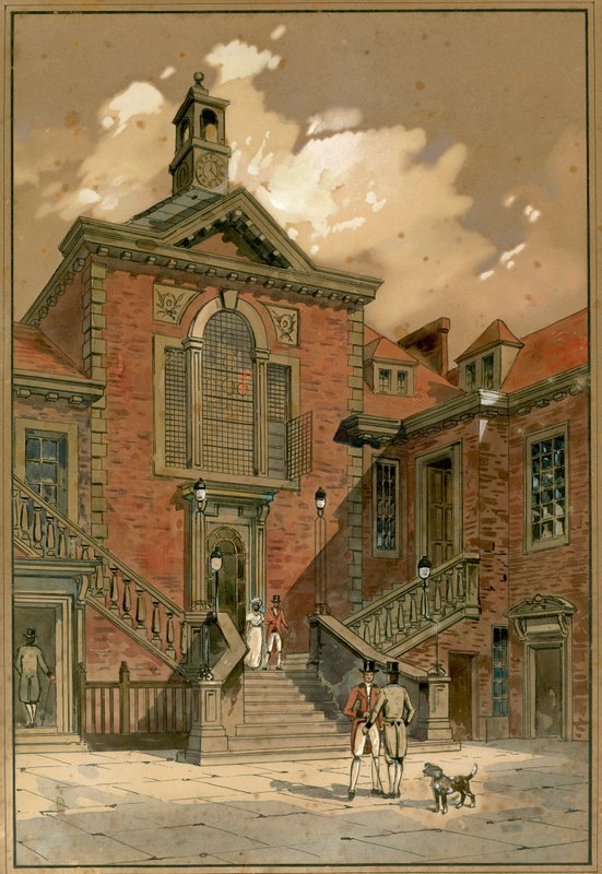 Serjeants Inn, London af English School