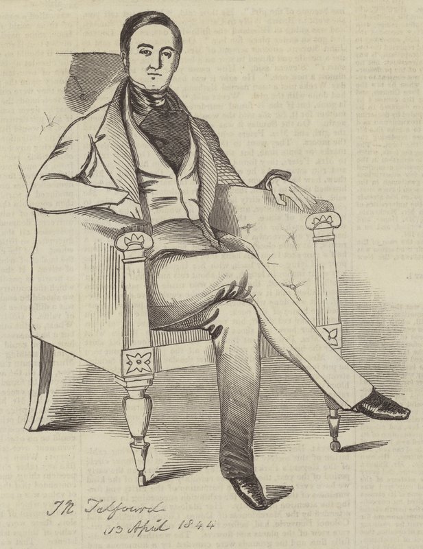 Serjeant Talfourd (gravering) af English School