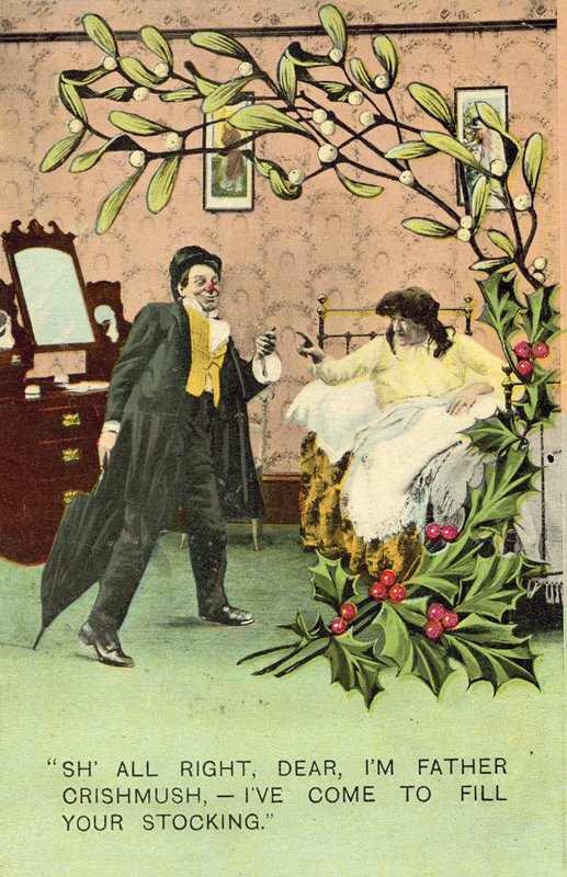 Sh "All Right, Dear, I" m Father Crismush - I "ve Come to fill your Stockingdani af English School
