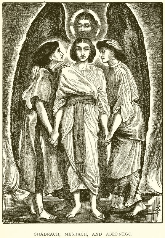 Shadrak, Meshak og Abed-Nego af English School