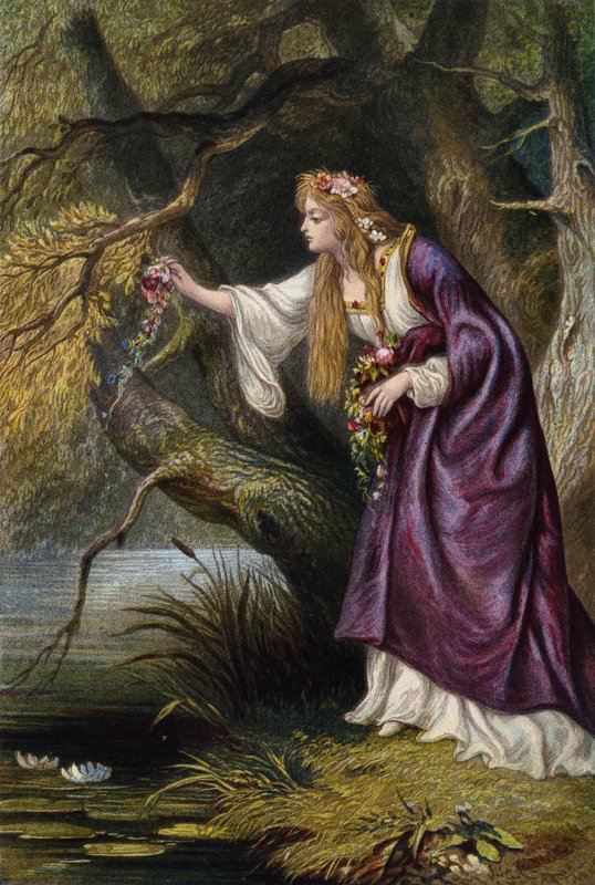 Shakespeare, Hamlet, akt IV, scene 7 af English School
