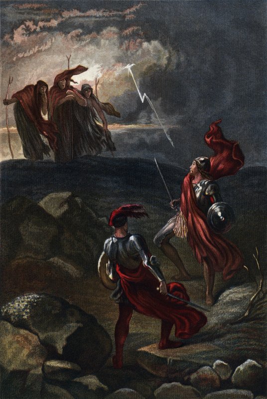 Shakespeare, Macbeth, 1. akt, scene 3 af English School