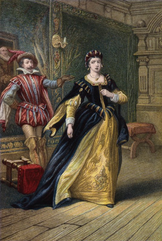 Shakespeare, Taming of the Shrew, anden akt, scene 1 af English School