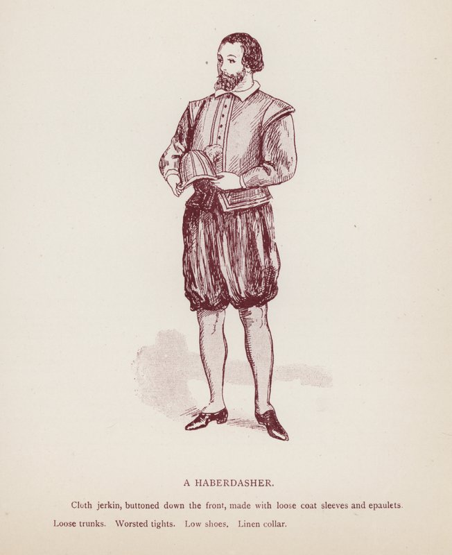 Shakespeares Taming of the Shrew: A Haberdasher (litho) af English School