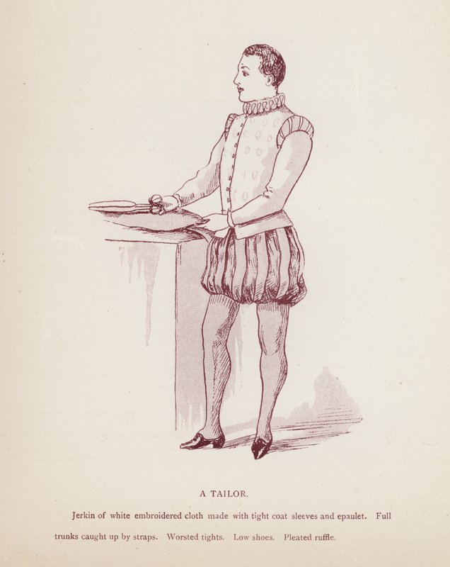 Shakespeares Taming of the Shrew: A Tailor (litho) af English School