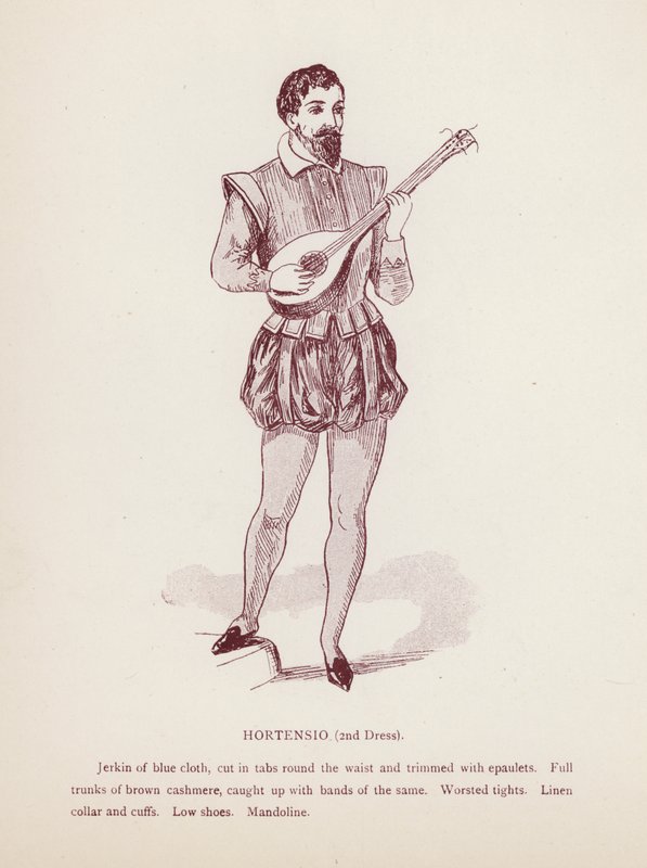 Shakespeares Taming of the Shrew: Hydrangea, 2nd Dress (billeder) af English School