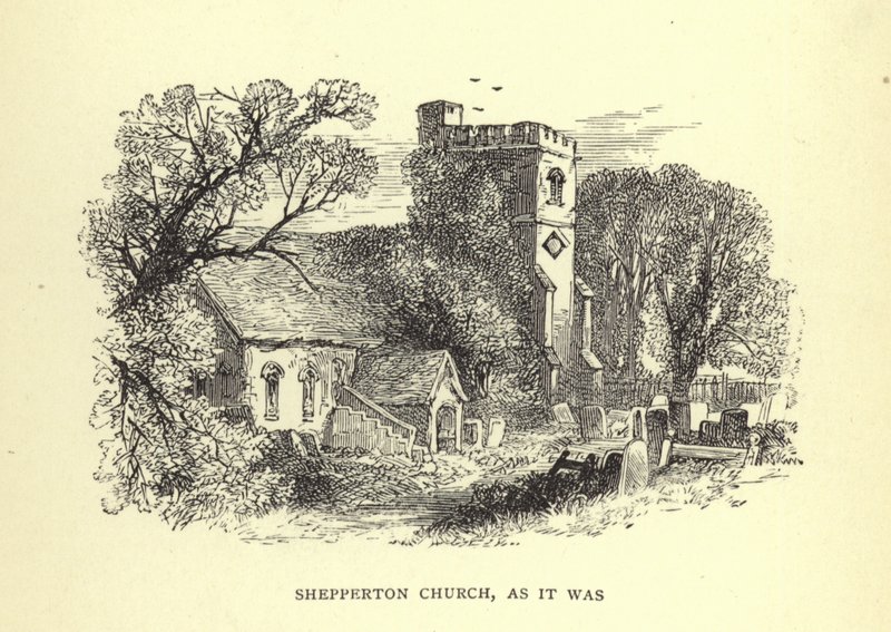 Shepperton Church, som den var af English School
