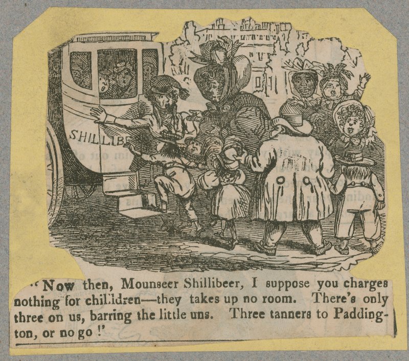 Shillibeer Omnibus; tegneserie af English School