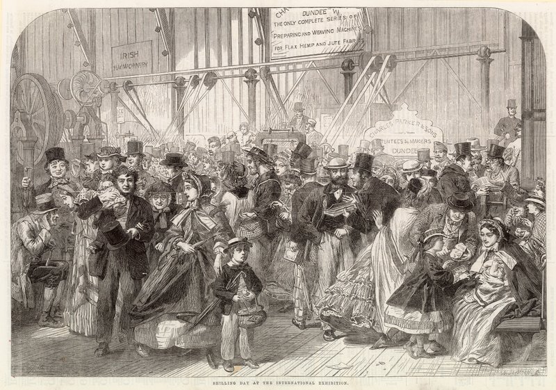 Shilling-dag på den internationale udstilling 1862 af English School