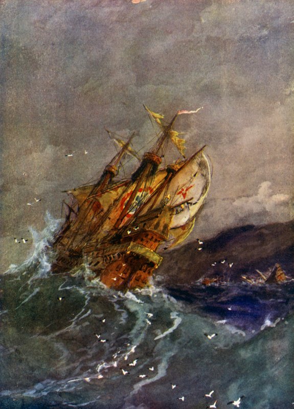 Skibe fra den spanske armada af English School