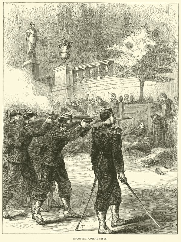 Skydende kommunister, 1871 af English School