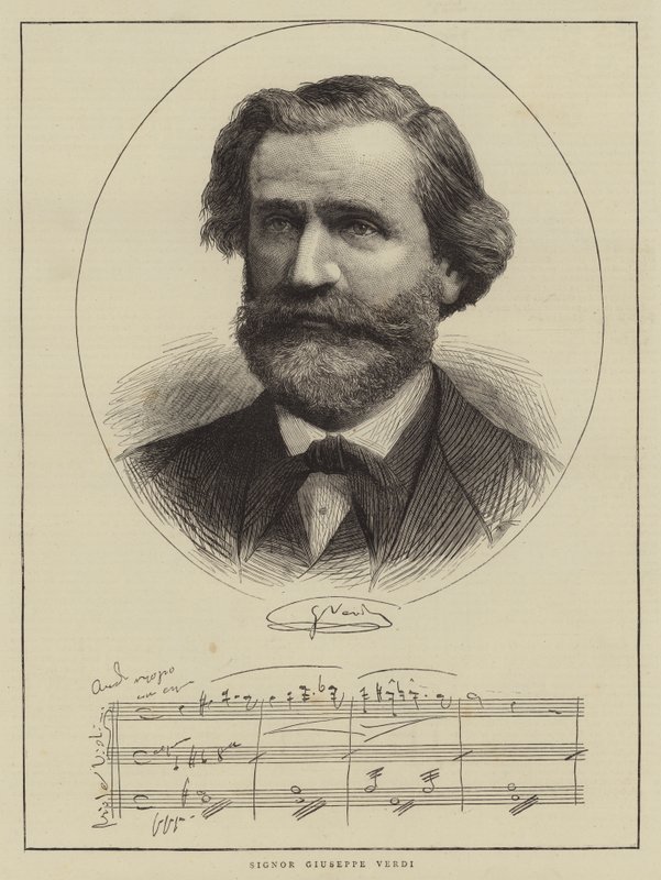Signor Giuseppe Verdi (gravering) af English School