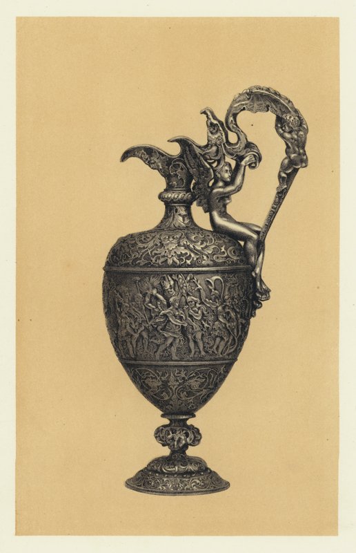Sølv Ewer, henrettet i Repousse af Vechte for herrerne Hunt og Roskell af English School