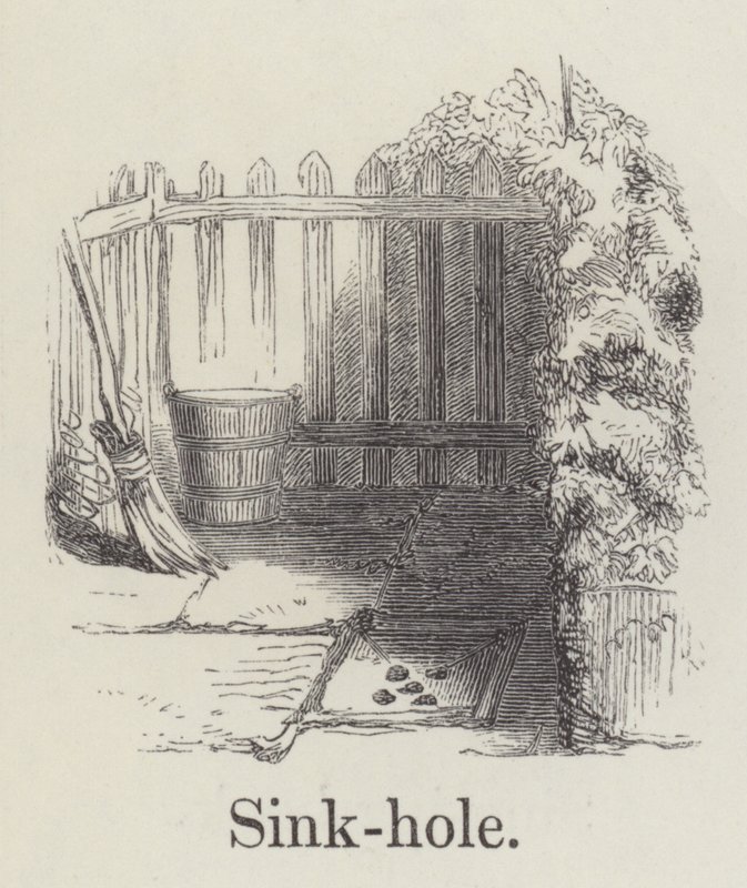 Synkehul (gravering) af English School