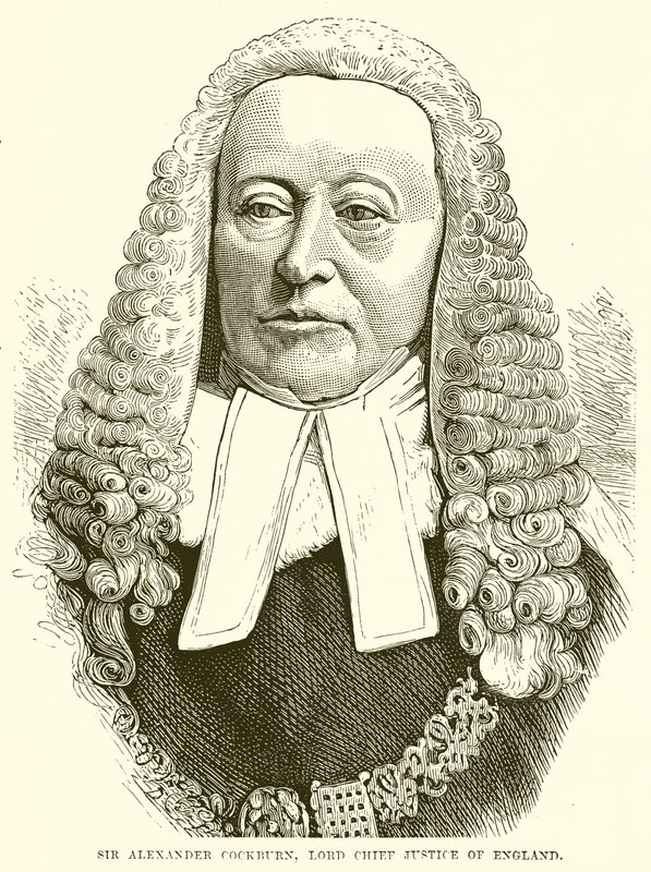 Sir Alexander Cockburn, Lord Chief Justice of England af English School
