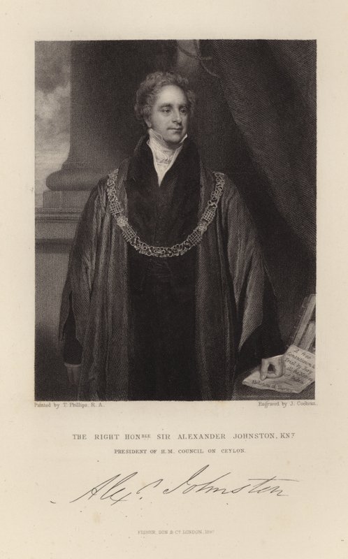 Sir Alexander Johnston af English School