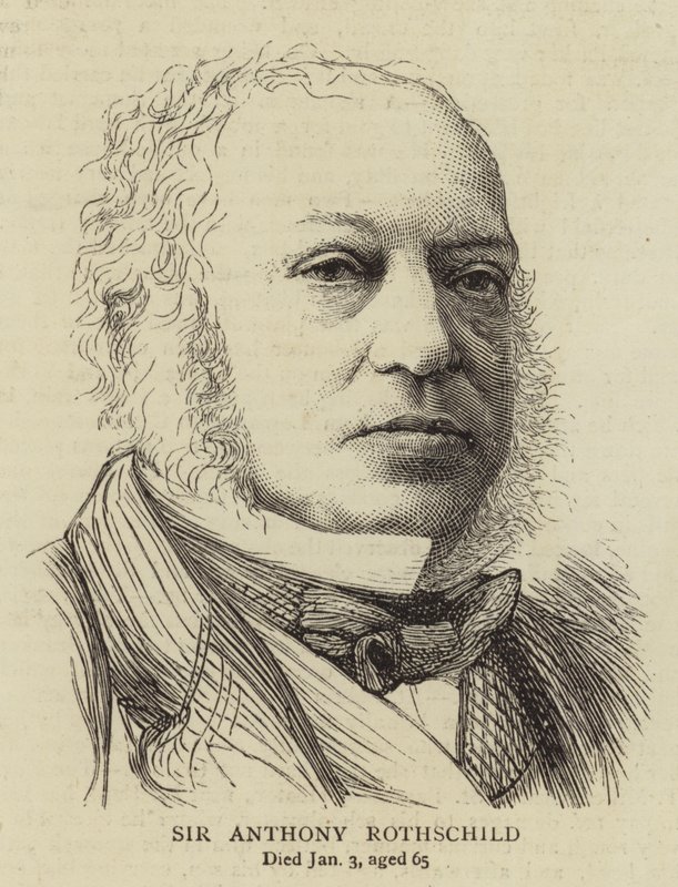 Sir Anthony Rothschild (gravering) af English School