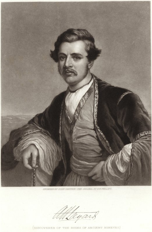 Sir Austen Henry Layard af English School