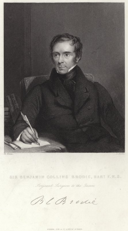 Sir Benjamin Collins Brodie af English School