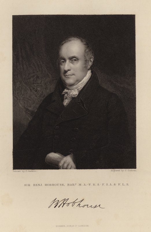Sir Benjamin Hobhouse af English School