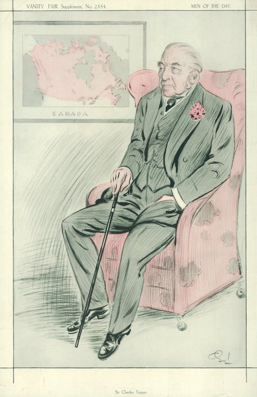 Sir Charles Tupper, 30. juli 1913, Vanity Fair tegneserie af English School