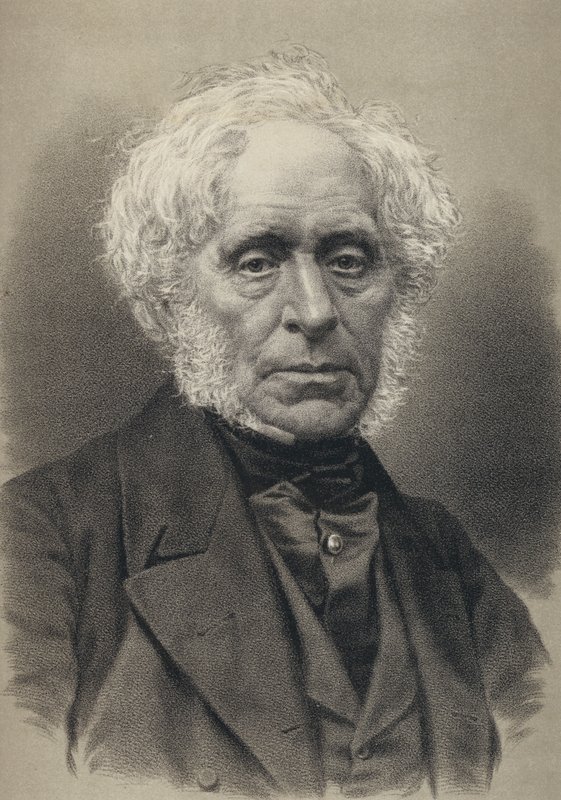 Sir David Brewster, portræt (stik) af English School