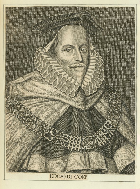Sir Edward Coke af English School