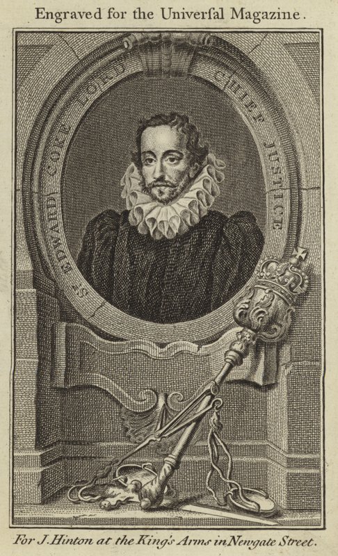 Sir Edward Coke, Lord Chief Justice af English School