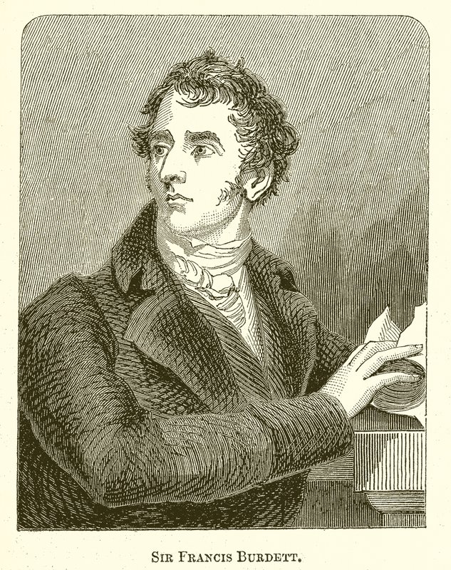 Sir Francis Burdett af English School