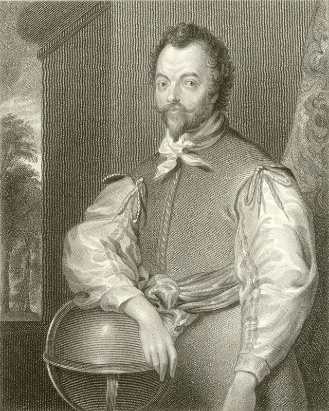 Sir Francis Drake af English School