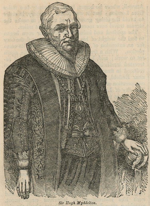Sir Hugh Myddelton af English School