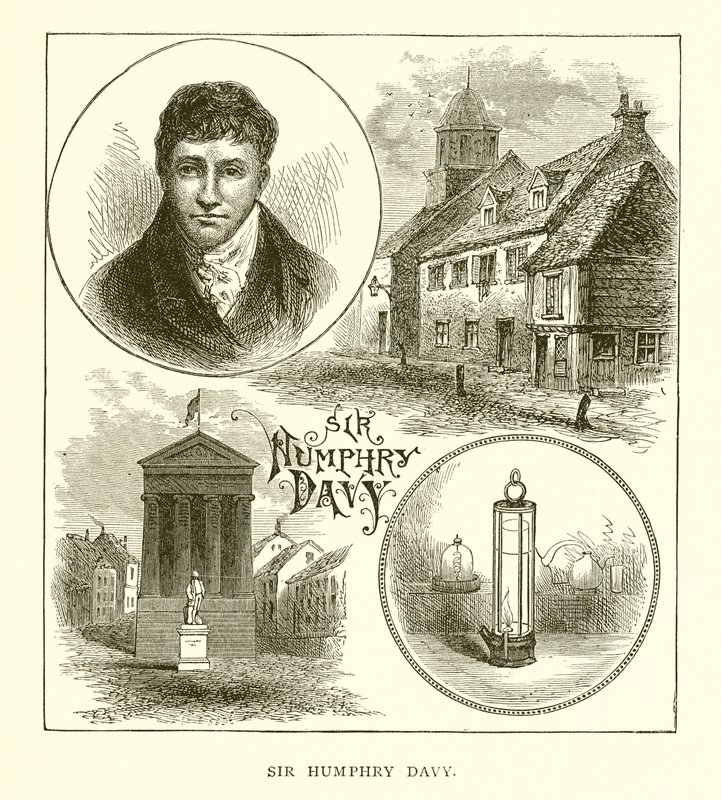 Sir Humphry Davy af English School