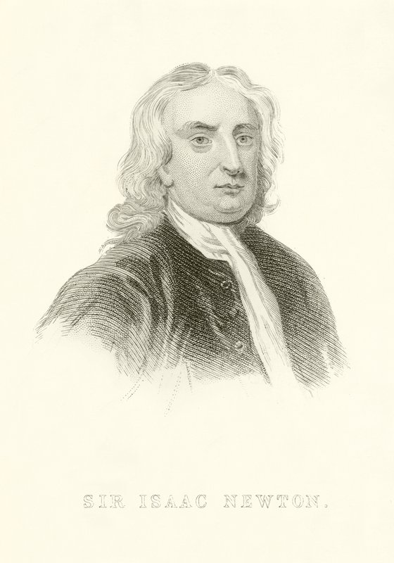 Sir Isaac Newton af English School