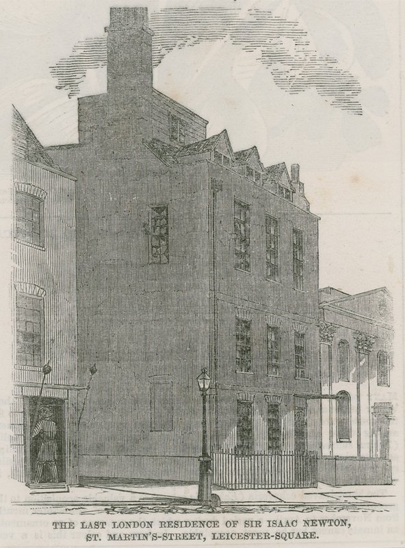 Sir Isaac Newtons House, St Martins Street, Leicester Square London af English School