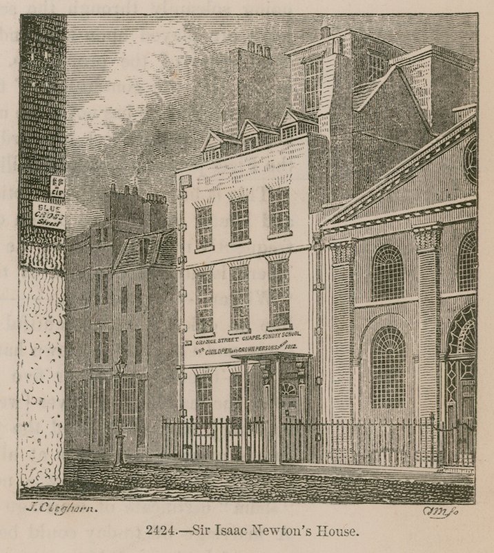 Sir Isaac Newtons House, St Martins Street, Leicester Square London af English School