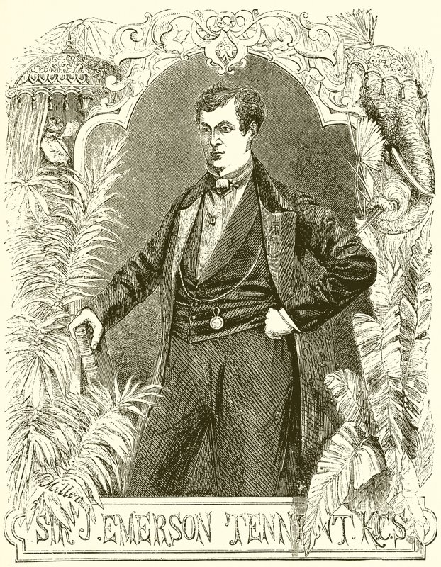Sir James Emerson Tennent af English School