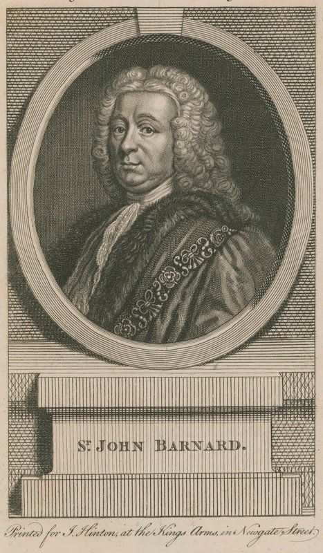 Sir John Barnard, overborgmester i London af English School
