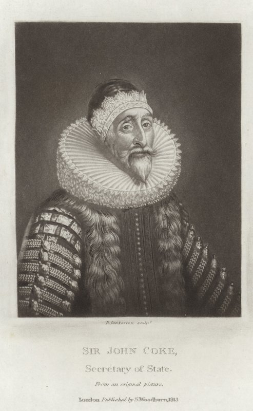 Sir John Coke af English School