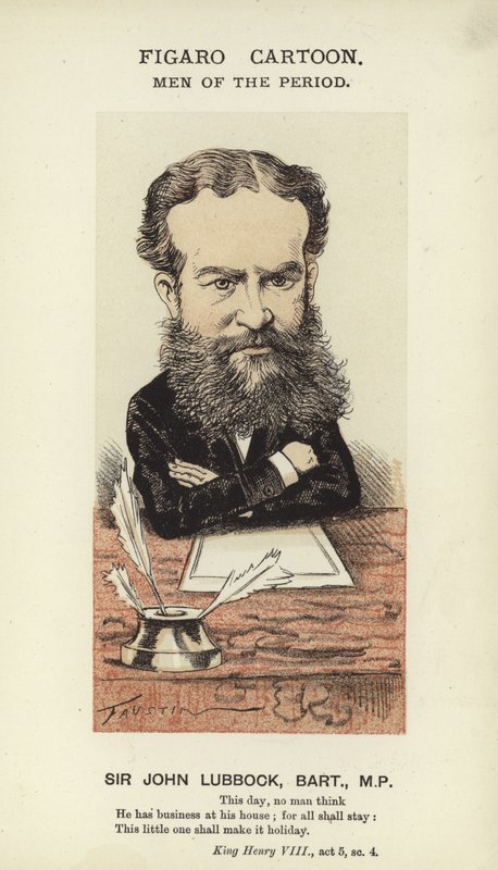 Sir John Lubbock, engelsk politiker af English School