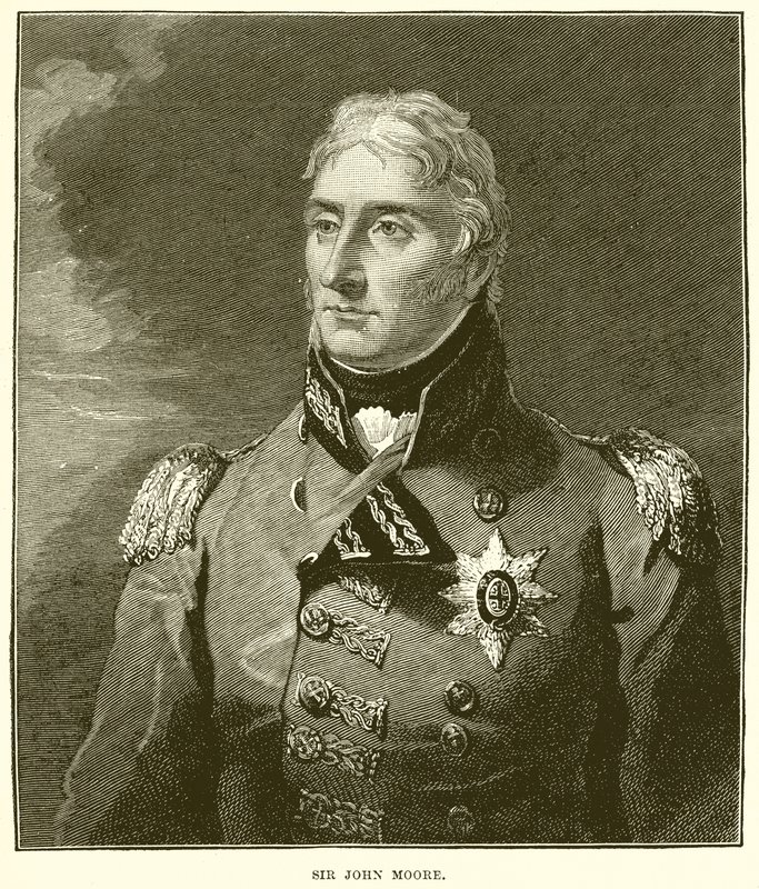 Sir John Moore af English School