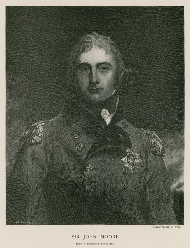 Sir John Moore af English School