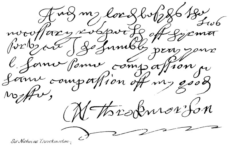 Sir Nicholas Throckmorton af English School