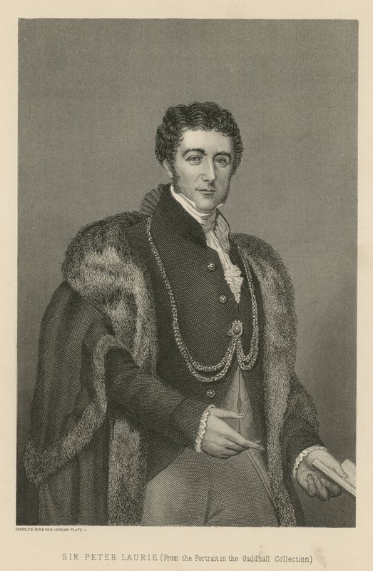 Sir Peter Laurie, overborgmester i London af English School