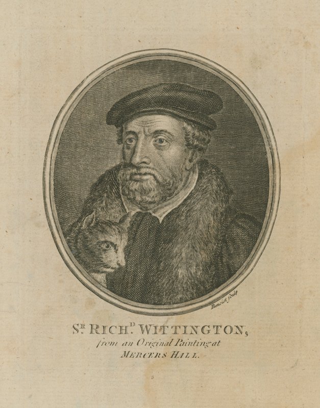 Sir Richard Whittington fra et maleri i Mercers Hall af English School