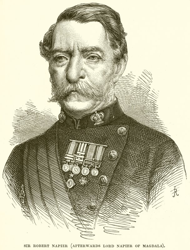 Sir Robert Napier (Derefter Lord Napier af Magdala) af English School