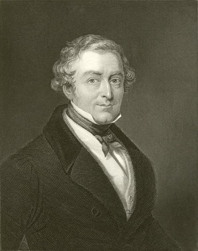 Sir Robert Peel Bart af English School