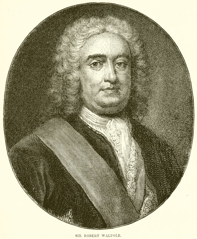 Sir Robert Walpole af English School