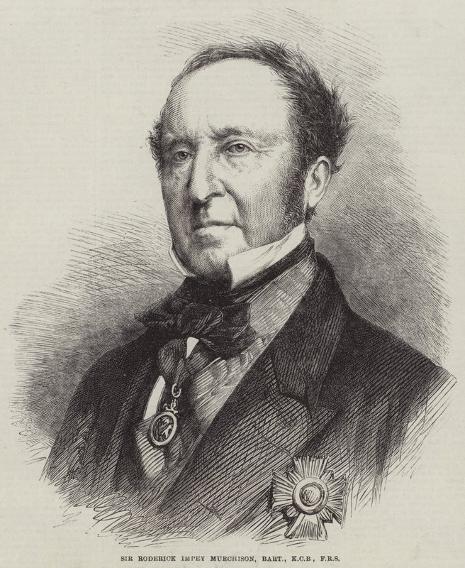 Sir Roderick Impey Murchison, Baronet, KCB, FRS (gravering) af English School