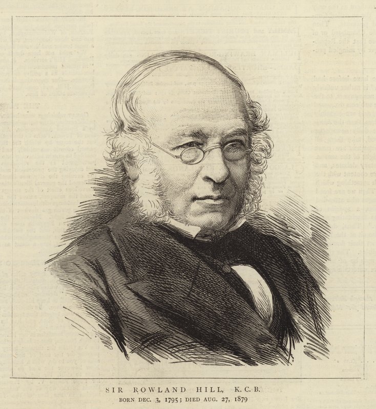 Sir Rowland Hill, KCB (gravering) af English School